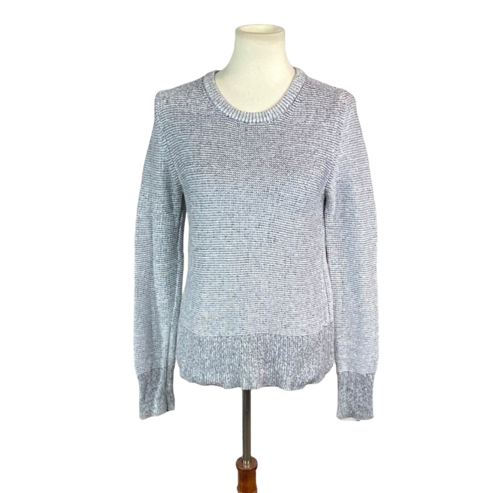 Woman’s Calvin Klein Jeans waffle knit gray sweater size M